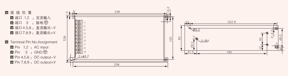 S-500W series switching power supply