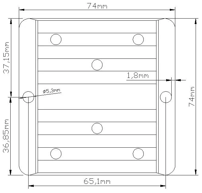 WH-C1220 Buck Converter Dimensions